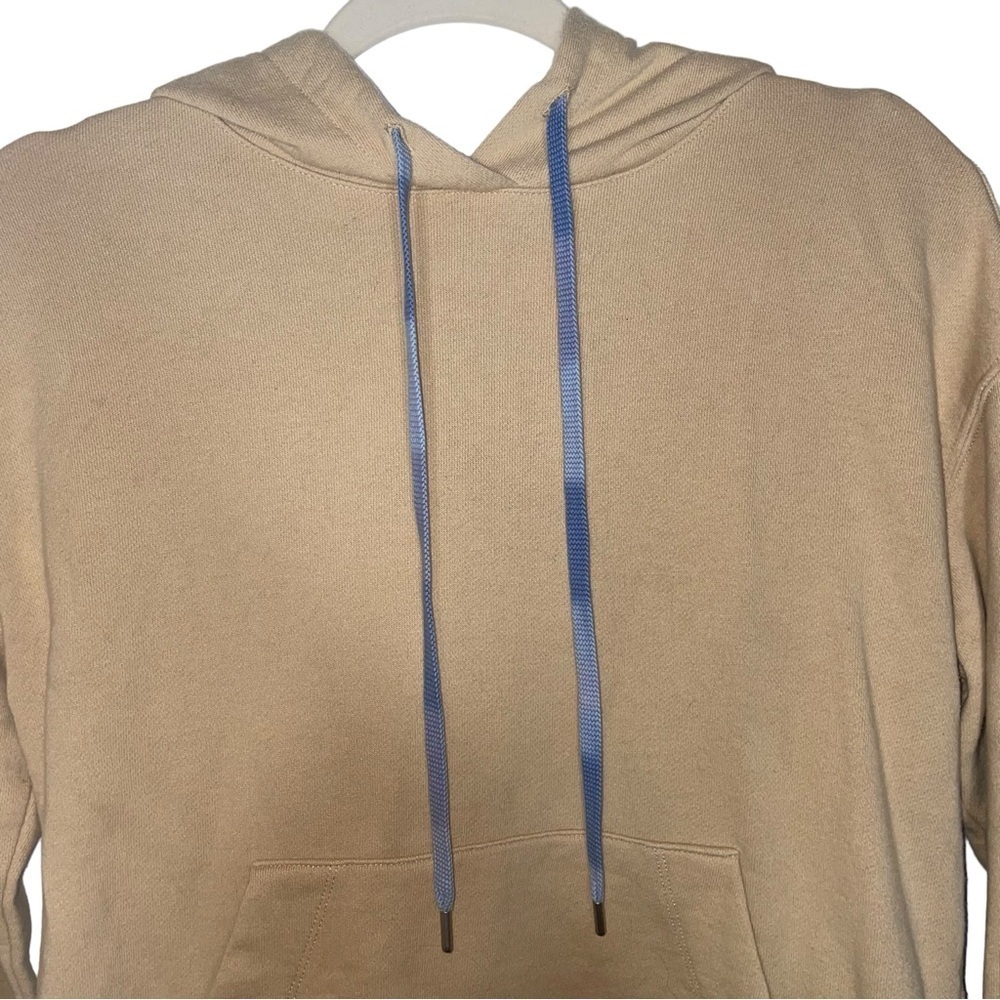 MADEWELL Dip-Dye Drawstring Hoodie Sweatshirt Dropped Shoulder Desert Dunes S - Picture 7 of 16